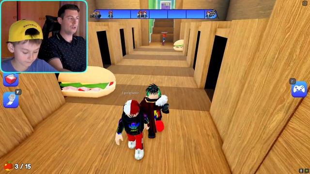 ЗЛАЯ ПОВАРИХА ОХОТИТСЯ НА НАС! ПОБЕГ ИЗ СТОЛОВКИ ОТ ПОВАРА В ROBLOX! смотреть онлайн
