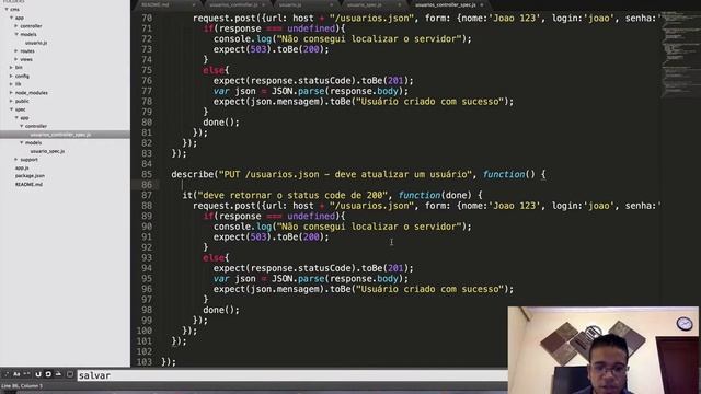 69 - (API - ATUALIZANDO POR PUT) - CURSO DE JAVASCRIPT (MÓDULO 3) -TORNE-SE UM PROGRAMADOR смотреть онлайн