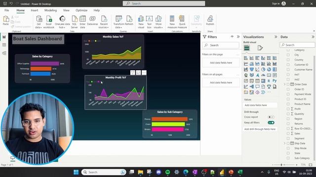 Advanced Power BI Tutorial | DAX Time Series Functions & Forecasting | Project - Sales Dashboard смотреть онлайн
