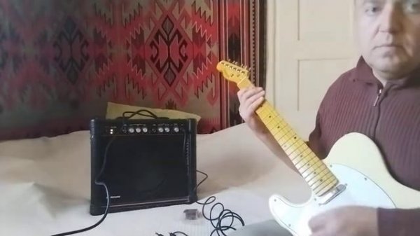 Maxwood telecaster на комбике Soundking AK30G. Запись на телефон