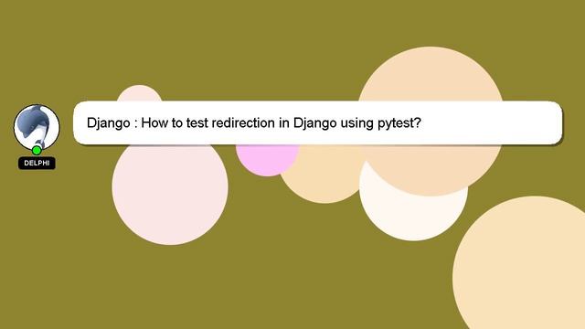 Django : How to test redirection in Django using pytest? смотреть онлайн