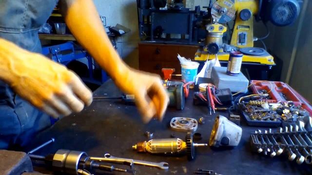 Болгарка Макита #Makita9558HN #Ремонт #замена #якоря. смотреть онлайн