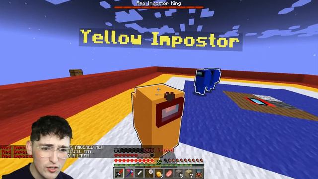 Minecraft, But It's One IMPOSTER Block смотреть онлайн