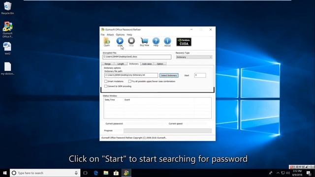 Recover Office (Word/Excel/PPT/ Outlook/ Access) Password Using Self-created Dictionary смотреть онлайн