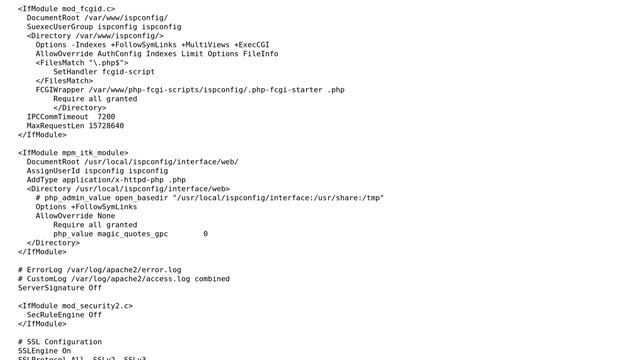 Unix & Linux: ispconfig PHP not parsing on apache2 virtual host смотреть онлайн