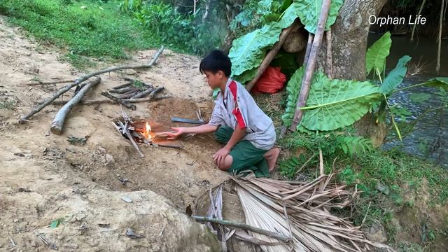 Orphan Life - Picking Forest Green Vegetables And Catching Fish For Sale , Buy Flashlight #orphan