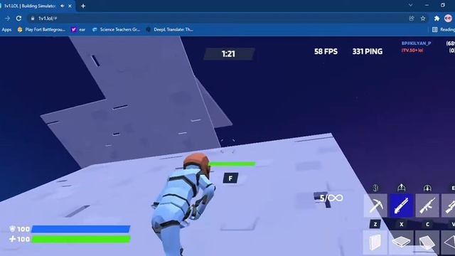 1v1 LOL Building Simulator, Battle Royale & Shooting Game смотреть онлайн