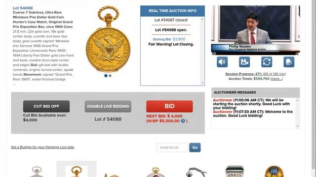 LIVE: Watches & Fine Timepieces Signature Auction 5550 смотреть онлайн