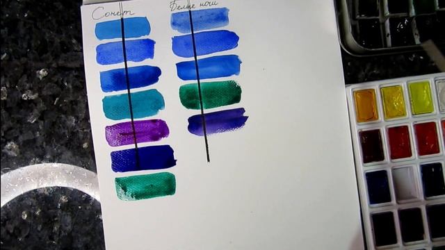 Трагичная история акварели Сонет. Выкраска и сравнение с Белыми Ночами. смотреть онлайн