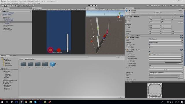 ARCore Dragon in Augmented Reality using Unity Tutorial | Augmented Reality Apps смотреть онлайн