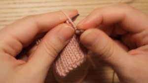 Двойная (двухсторонняя) лицевая гладь спицами // Вяжем теплый шарф