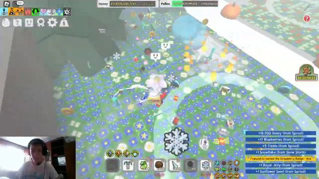 БУСТ ДРУГА В Bee Swarm Simulator! смотреть онлайн