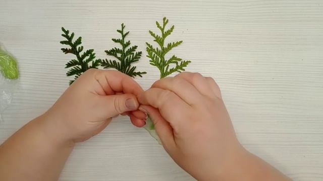Туя из холодного фарфора смотреть онлайн