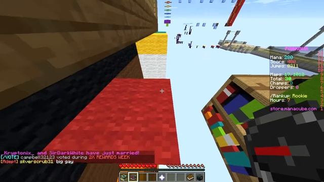 Minecraft Manacube Parkour Easy - BookShelves #11 смотреть онлайн