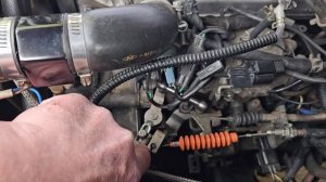 Kickdown/Throttle Cable adjustment on a Pajero Mk2 4M40 V4AW3 Auto