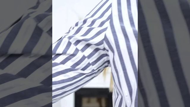 Блуза PEONY с объёмным рукавом Канкун (серый) смотреть онлайн