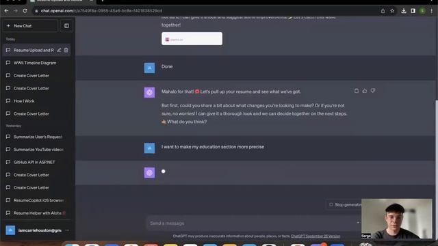 Resume Copilot Plugin for ChatGPT смотреть онлайн