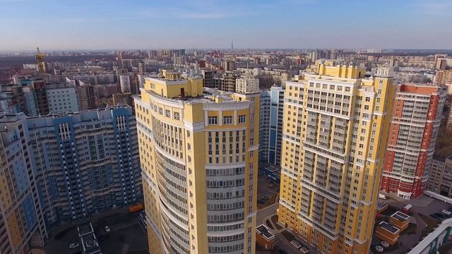 Проспект Просвещения аэросъемка смотреть онлайн