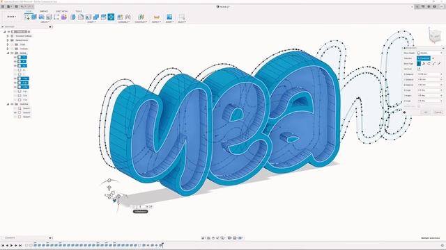 ✨Cómo crear CARTELES LUMINOSOS impresos en 3D con Fusion 360 y tira LED смотреть онлайн