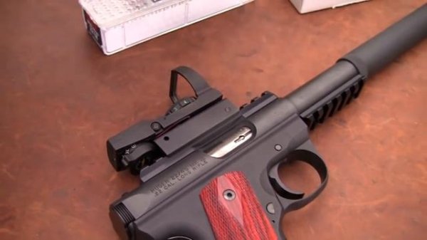 Ruger 22/45 Suppressed