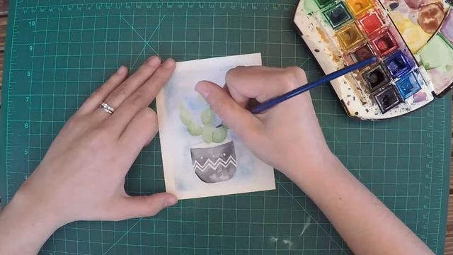 The Prickly Pear | Watercolor Original | Sit back and relax with time lapse art! смотреть онлайн