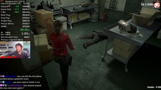 Resident Evil 2 Remake - Claire B Speedrun Former World Record - 47:13 смотреть онлайн