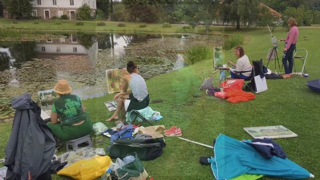 Класс живописи. Уроки рисования. Изобразительное искусство. Курс живопись. Короленков. Пейзаж Латви смотреть онлайн