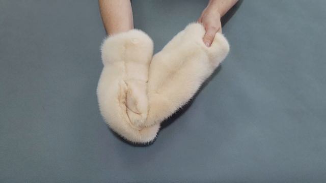 Норковые варежки "Пудра" смотреть онлайн