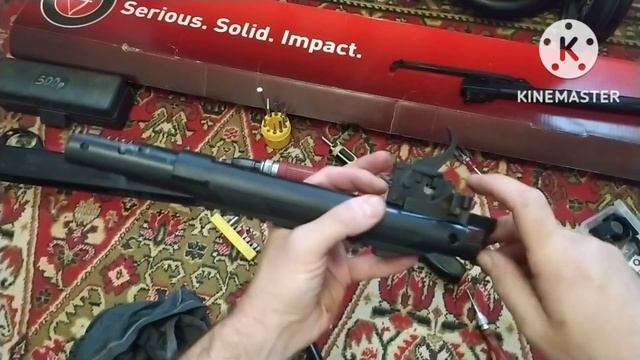 Hatsan Альфа замена пружины