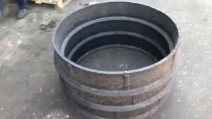 Сборка полимерпесчаного колодца диаметром 1000 мм