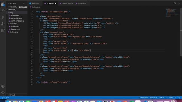 Integrating Boostrap Carousel into your PHP Website | Part 2 смотреть онлайн