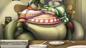 Fat furs [18] / Mazaku / Running from Corpulence /Weight gain comics