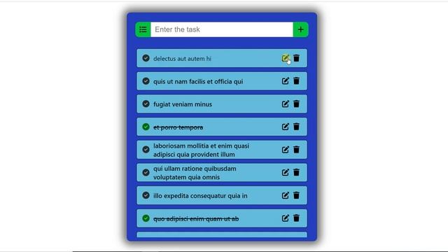 todo list react API , using API with source code coding ninjas смотреть онлайн