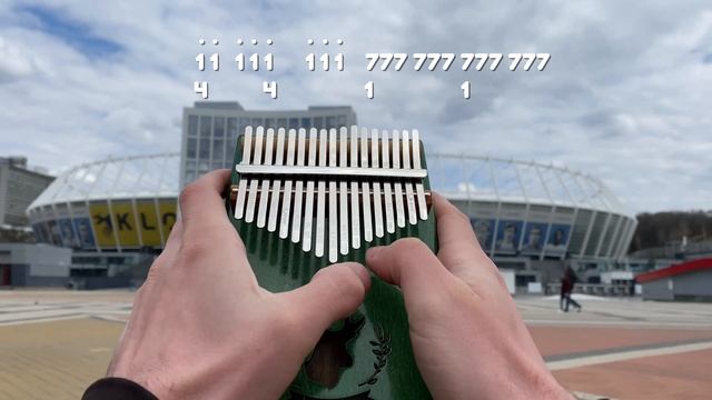 Believer - Imagine Dragons [Tutorial] - Kalimba Cover Music смотреть онлайн