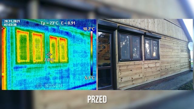 Naprawa domu z bali, badanie kamerą termowizyjną Bosch GTC 600 C Professional смотреть онлайн