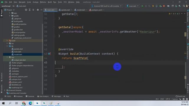 Weather Api in flutter смотреть онлайн