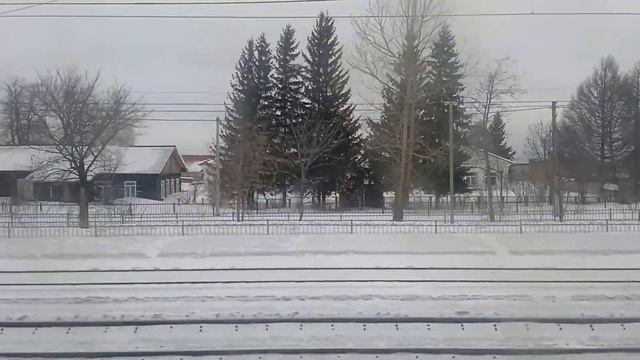 Новосибирск. Поездка на электричке Новосибирск - Сокур/Инская - Новосибирск. 28.02.23 смотреть онлайн