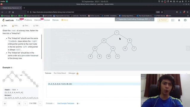 Flatten Binary Tree to Linked List - LeetCode #114 - C solution explained - Space O(1) смотреть онлайн