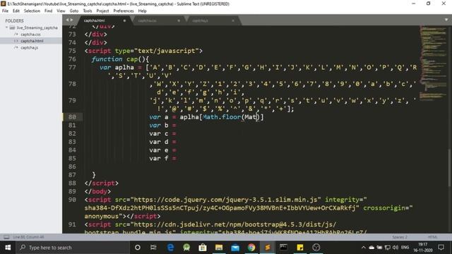 How to add captcha to login Page | HTML, CSS, JavaScript | Captcha | Github link attached смотреть онлайн