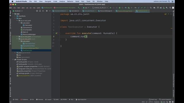 54. Использование JUnit для написания юнит-тестов в Android Studio смотреть онлайн