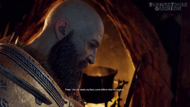 Freya Heals Atreus - GOD OF WAR PC смотреть онлайн