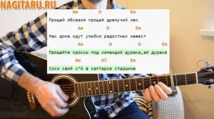 «Возьму гитары я аккорд в последний раз». Легкие Аккорды в Em, слова