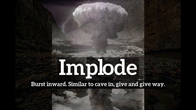 What is Implode? | How to Say Implode in English? | How Does Implode Look? смотреть онлайн