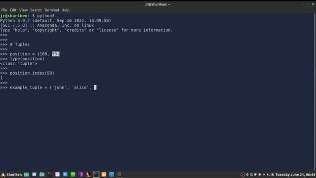 07 - Python Tuples смотреть онлайн
