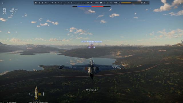 War Thunder outplaying 2 F-86F-40s смотреть онлайн