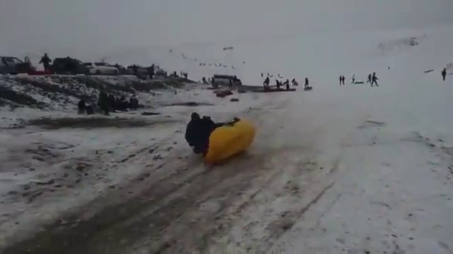 На баллоне кувырком