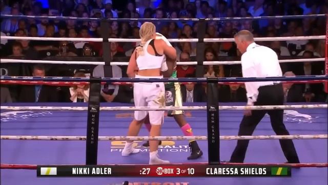 CLARESSA SHIELDS VS NIKKI ADLER WBC SUPER MIDDLEWEIGHT WORLD TITLE FULL FIGHT смотреть онлайн