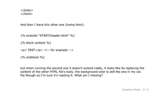 HTML : Jinja {% extends %} смотреть онлайн