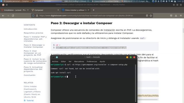 Instalacion Laravel 8 paso a paso en Linux ubuntu 16/18/20 | 2022 смотреть онлайн