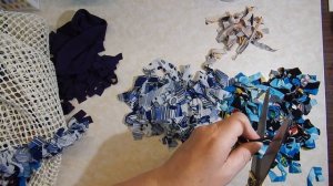 Новый коврик из старых тряпок. Своими руками